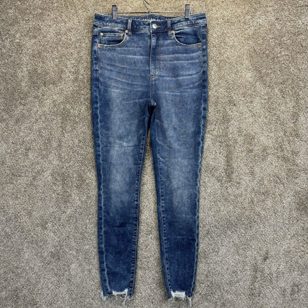 American Eagle Jeans Size 12 Super High Rise Jegging “Cozy Next Level Stretch”